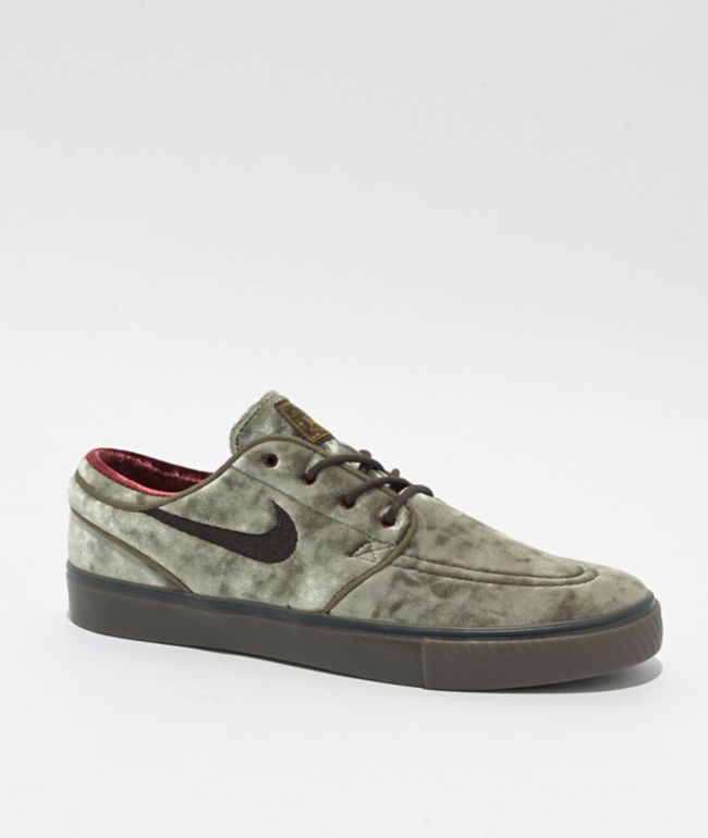 Nike sb janoski brown leather online