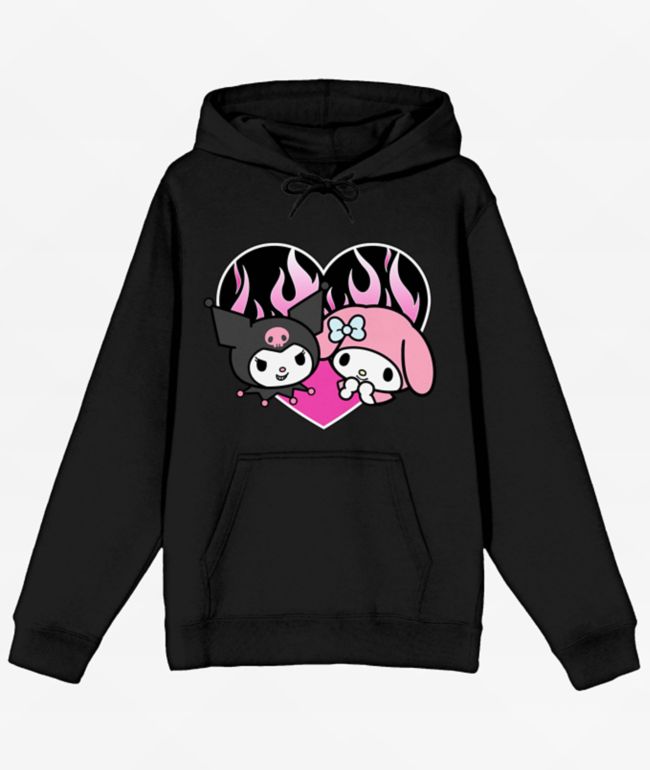 My Melody & Kuromi Black Hoodie - Hello Kitty
