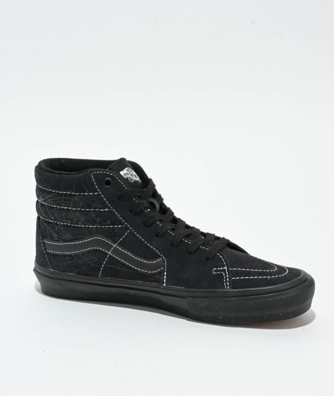 Vans Sk8 Hi Pro Black Gum Skate Shoes Zumiez