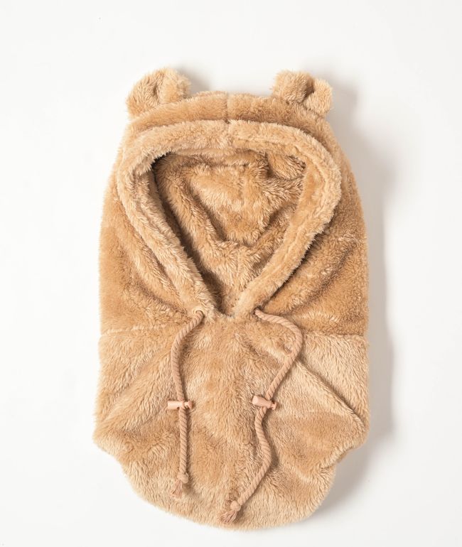 A.LAB Brown Plush Bear Snood - A.LAB