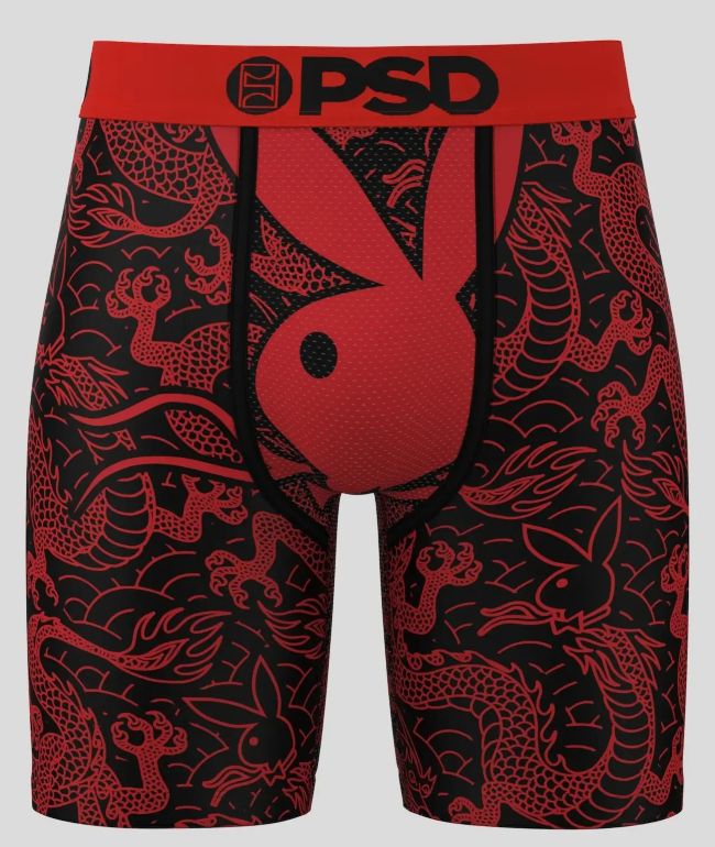 PSD x Playboy Dragon Boxer Briefs - PSD Underwear