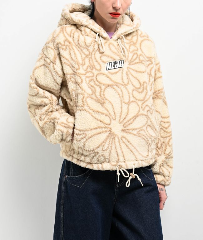 A.LAB Kendallie Flowers Birch Fleece Hoodie - A.LAB