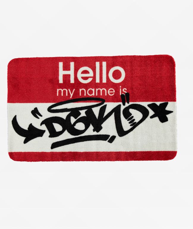 DGK Hello My Name Is Rug - DGK