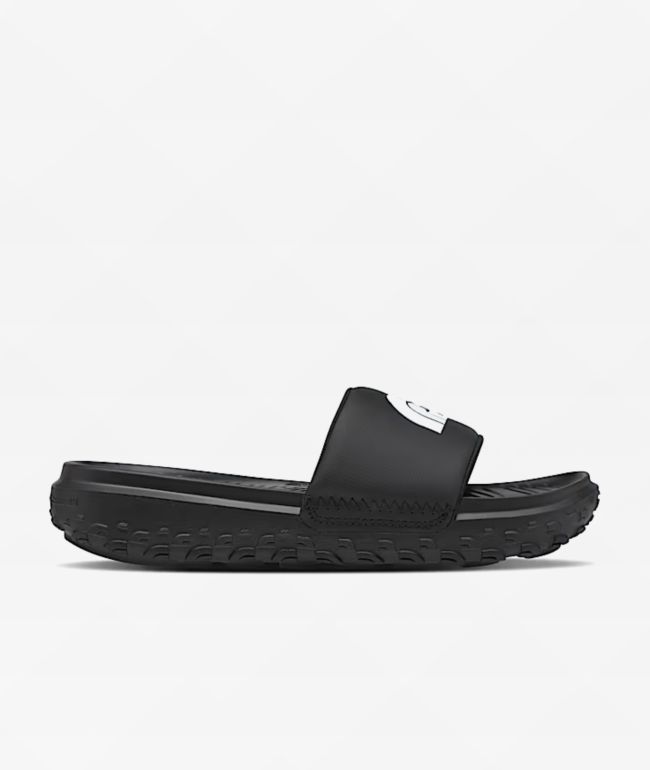 【THE NOTRH FACE】 DUAL SLIDE‐BLACK The North Face Never Stop Black Slide Sandals | Zumiez