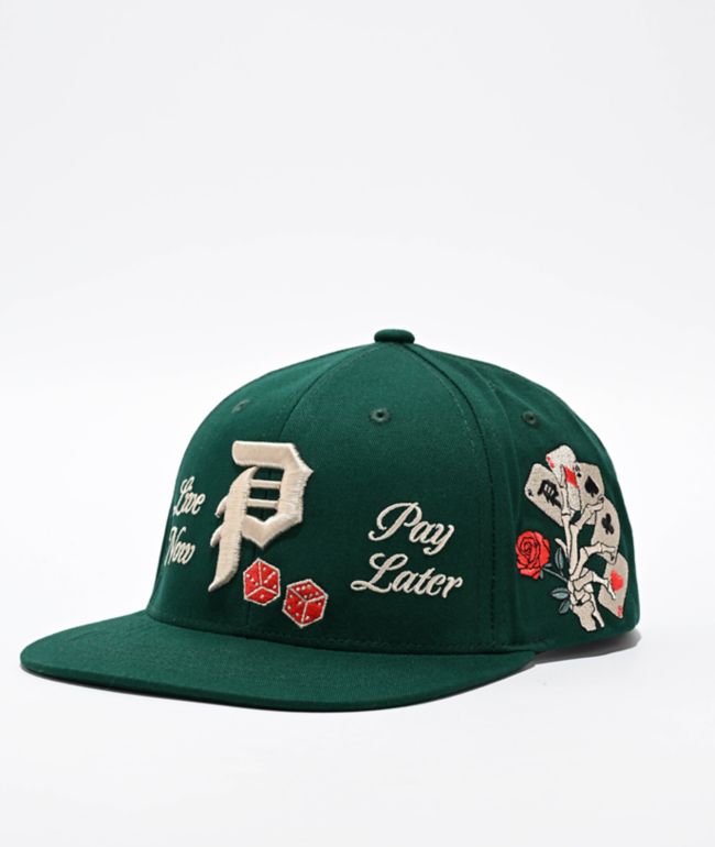 Primitive Double Up Green Snapback - Primitive