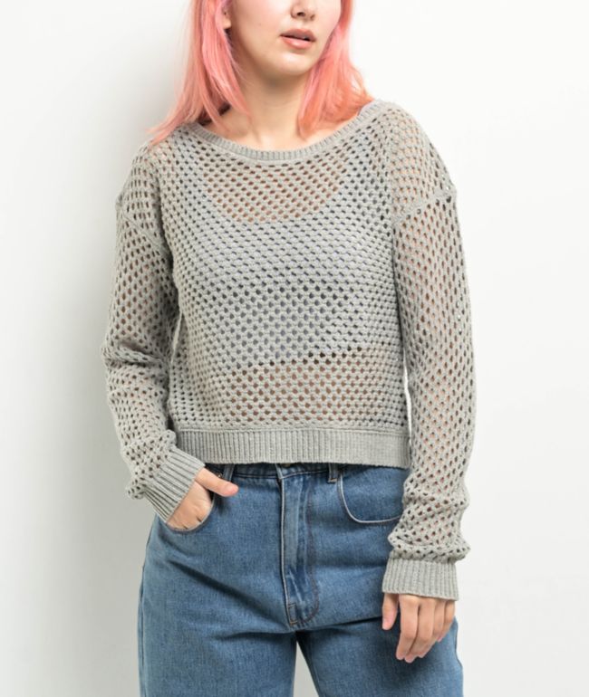 Ameri　SWITCHING CHECK KNIT TOP Ameri SWITCHING CHECK KNIT TOP