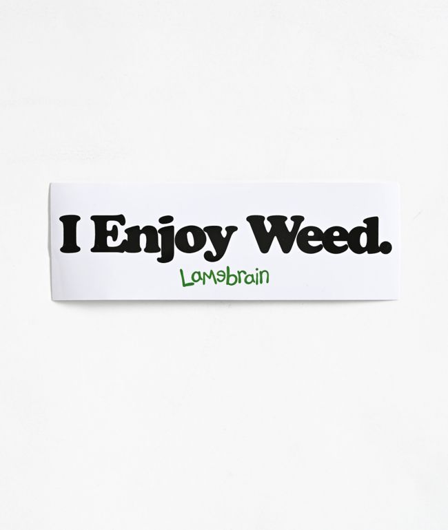 Lamebrain Enjoy Sticker - Lamebrain Skateboards