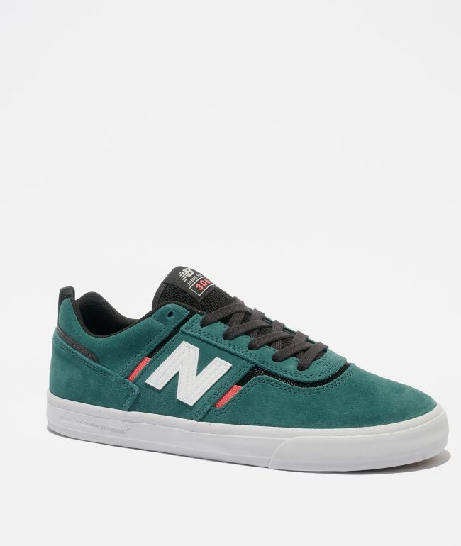New Balance Numeric 306 Jamie Foy Spruce & White Skate Shoes - New Balance