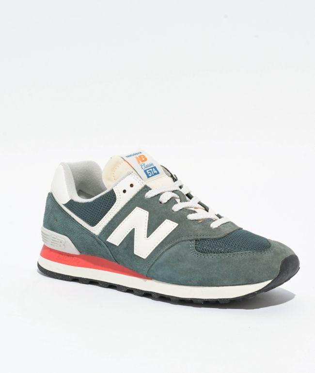 New Balance Lifestyle 574 Spruce & Sea Salt Shoes - New Balance