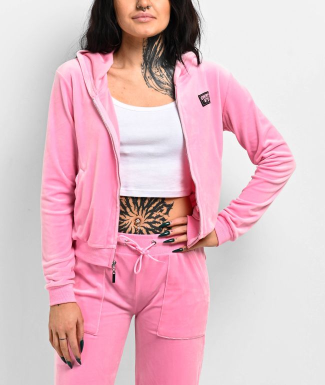 FB County Black Velour Zip Hoodie | Zumiez FB County Black Velour Zip Hoodie | Zumiez