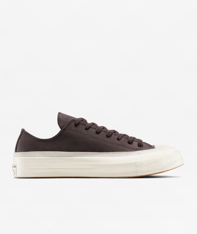 Converse Chuck 70 Canvas & Suede Rugged Brown Shoes - Converse
