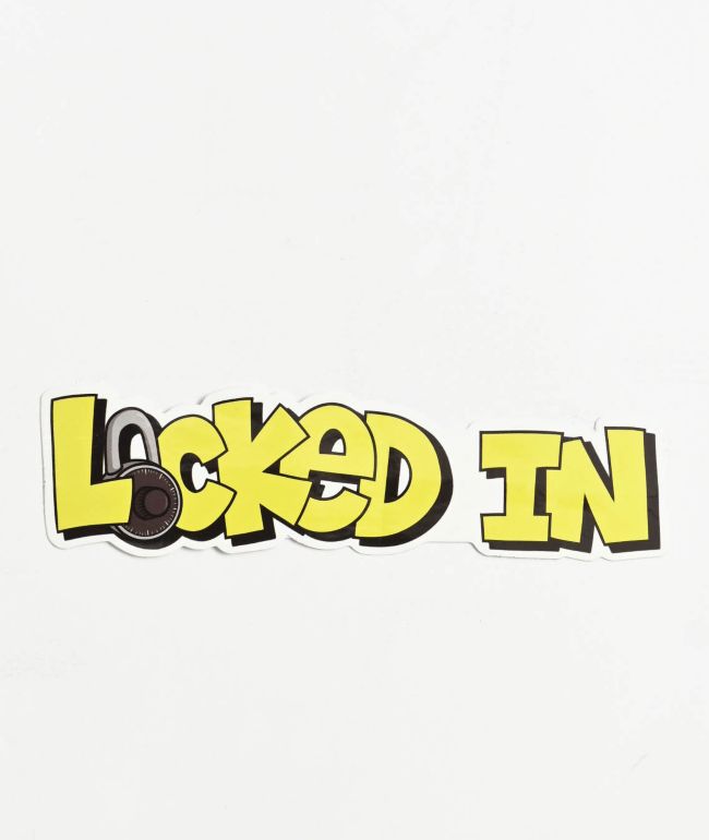 Petty Snacks Locked In Sticker - Petty Snacks