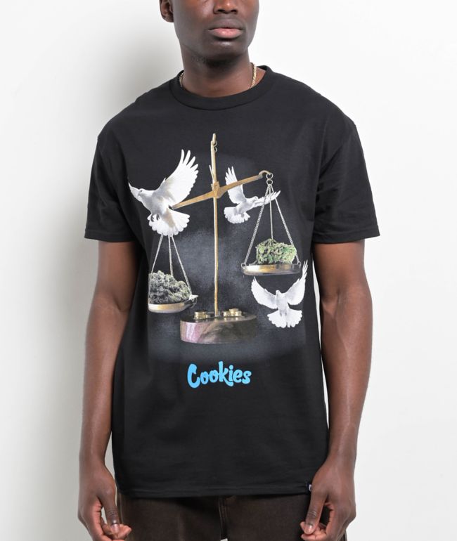 Cookies Scales Of Justice Black T-Shirt - Cookies Clothing