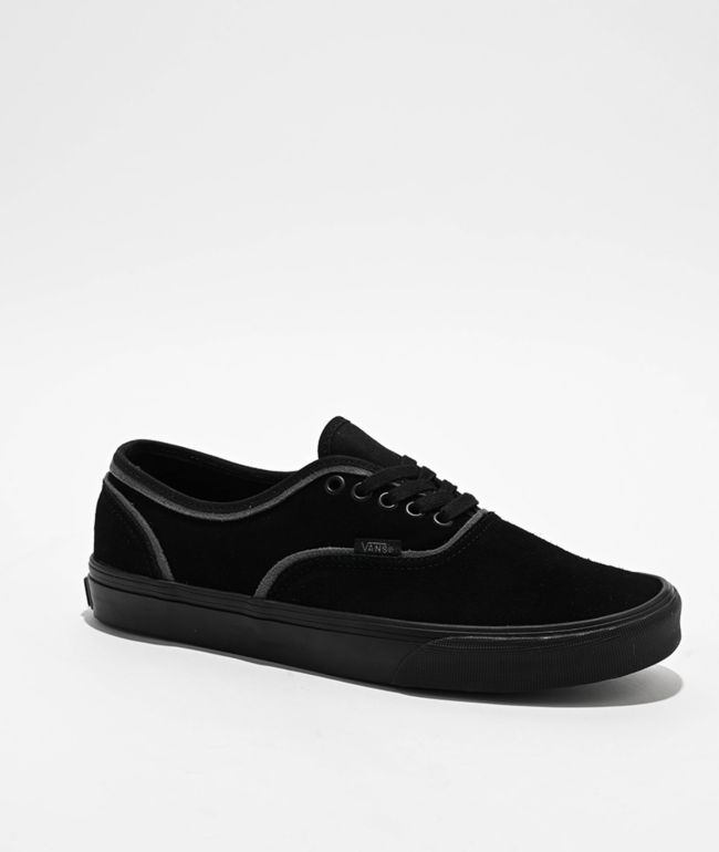 Vans Authentic Silver Black & Grey Skate Shoes - Vans