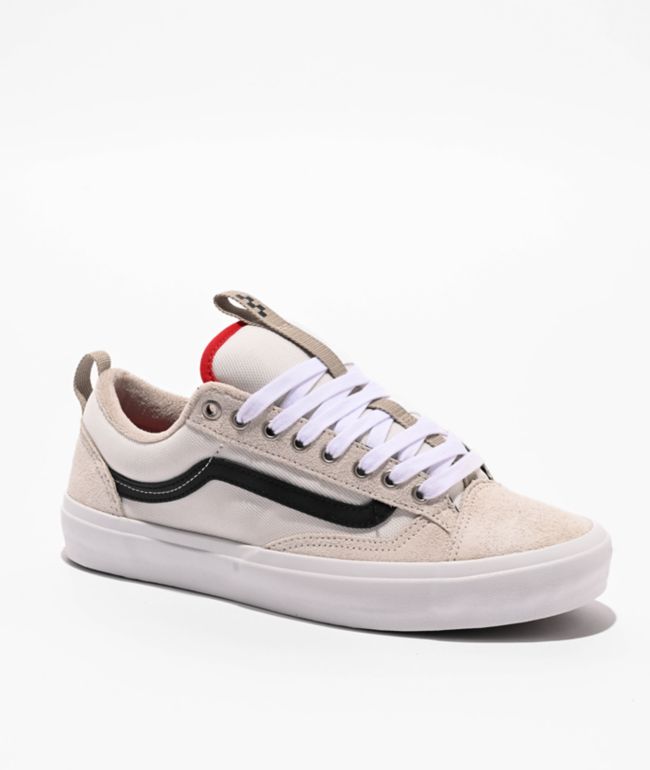 Vans Old Skool 36+ White & Black Skate Shoes - Vans