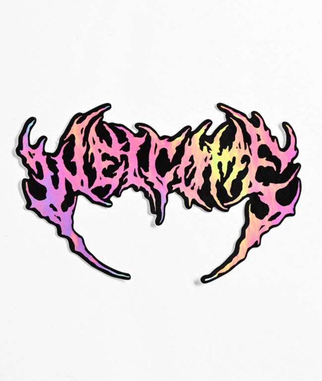 Welcome Fang Sticker - Welcome Skateboards