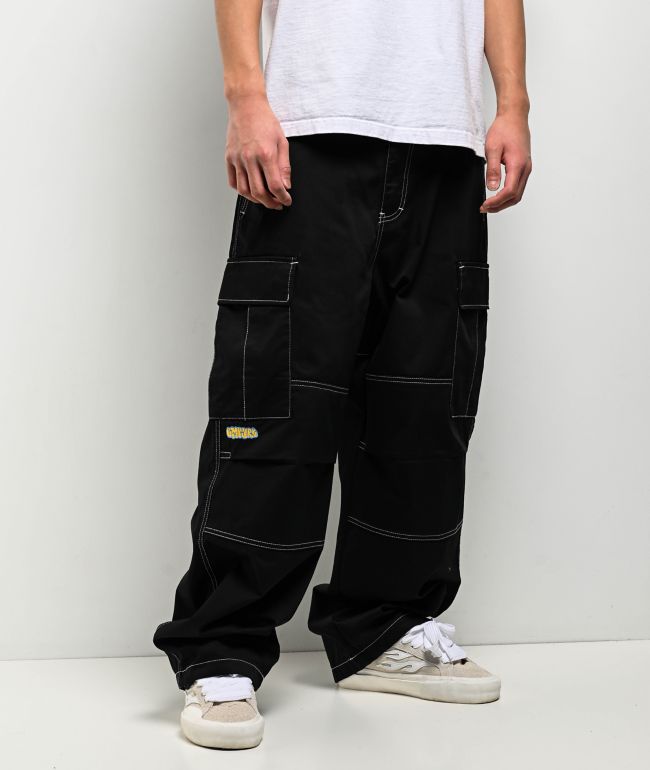 Empyre Ultra Loose Black Cargo Pants - Empyre