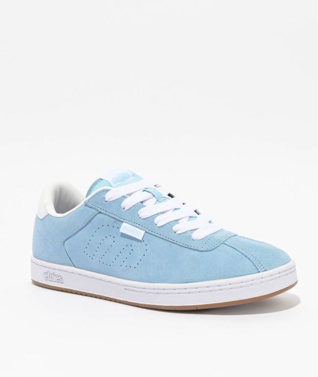 etnies Scam Blue & White Skate Shoes - etnies