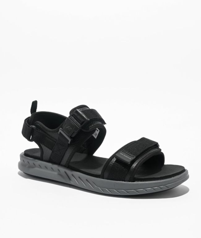 New Balance 600 V2 Black & Castlerock Sandals - New Balance