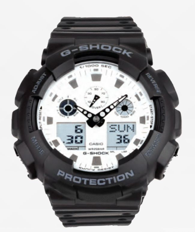 CASIO G-SHOCK デジタル腕時計 ホワイト/ブラック G-Shock GA2100WD-1A Black & Brilliant White Analog & Digital Watch