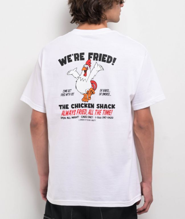 The High & Mighty Always Fried White T-Shirt  - The High & Mighty