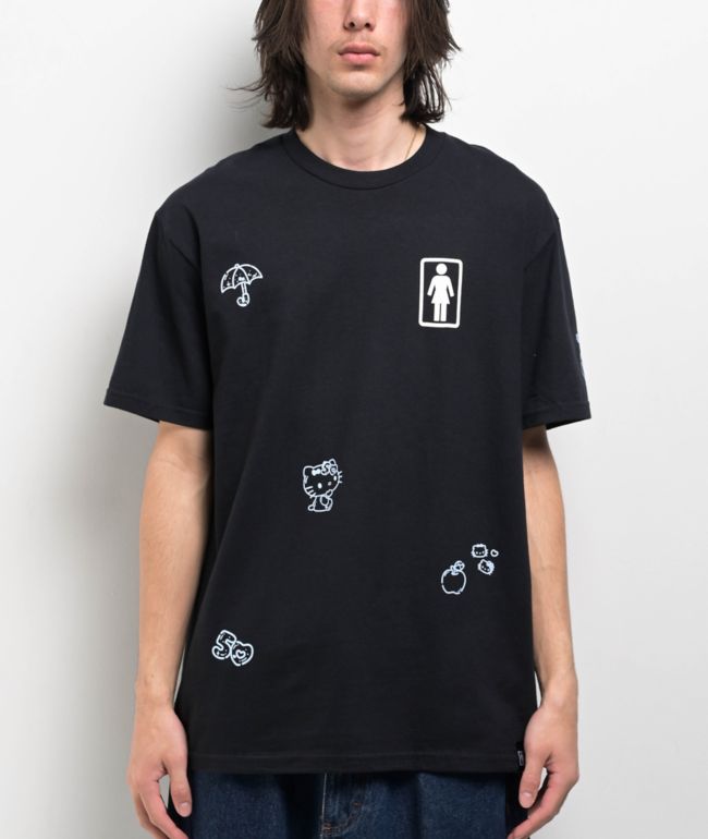 ★★Adairs★★ skate tee black IX9023 T-Shirts | Buy Fresh Skate Tees for All Ages