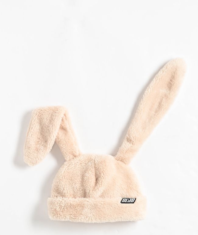 A.LAB Natural Plush Bunny Beanie - A.LAB
