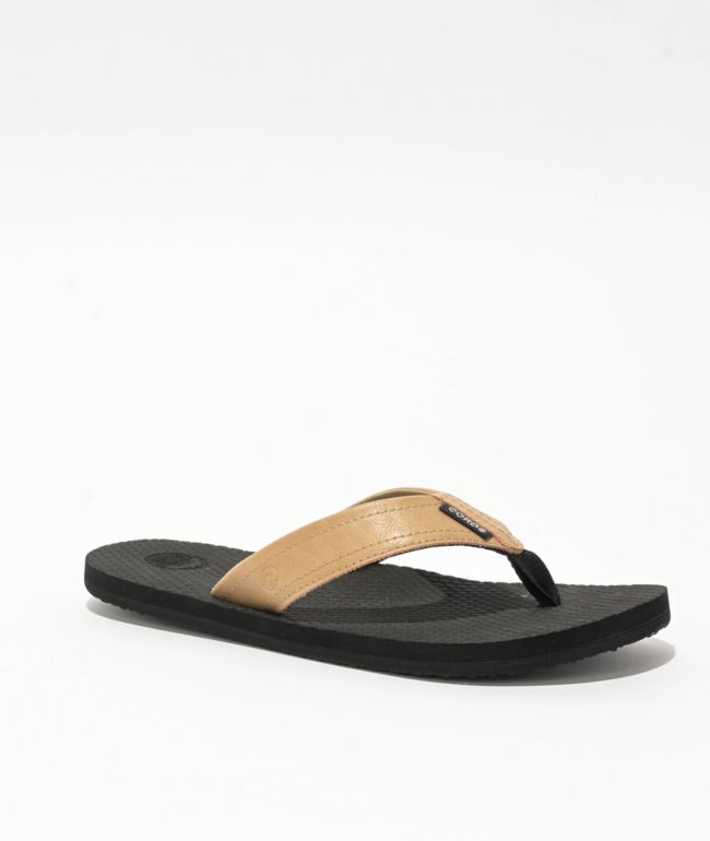 Cords Surf N Turf Black & Tan Sandals - Cords