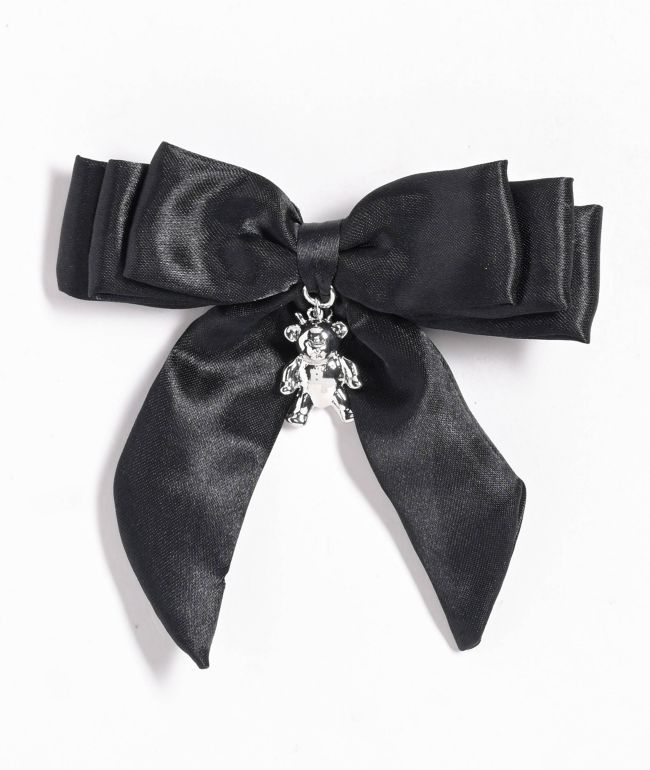 Broken Promises Gifted Black Bow Barrette - Broken Promises