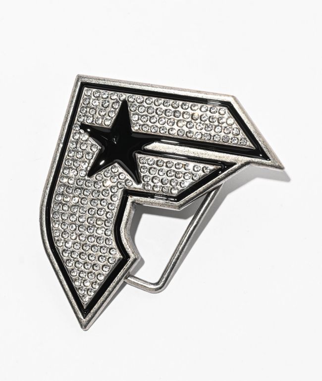 Famous Stars & Straps Rhinestone Belt Buckle - Famous Stars & Straps