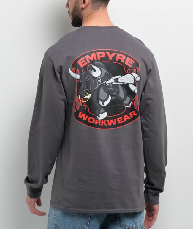 YACA embroidery t-shirt＋sweat half pt Eazy Tees