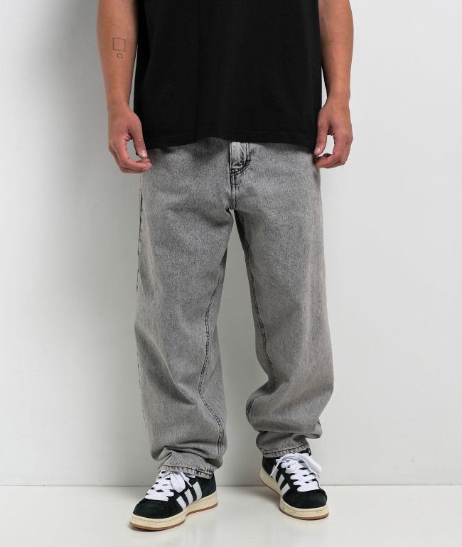 Empyre Grey Wash Ultra Loose Skate Jeans - Empyre
