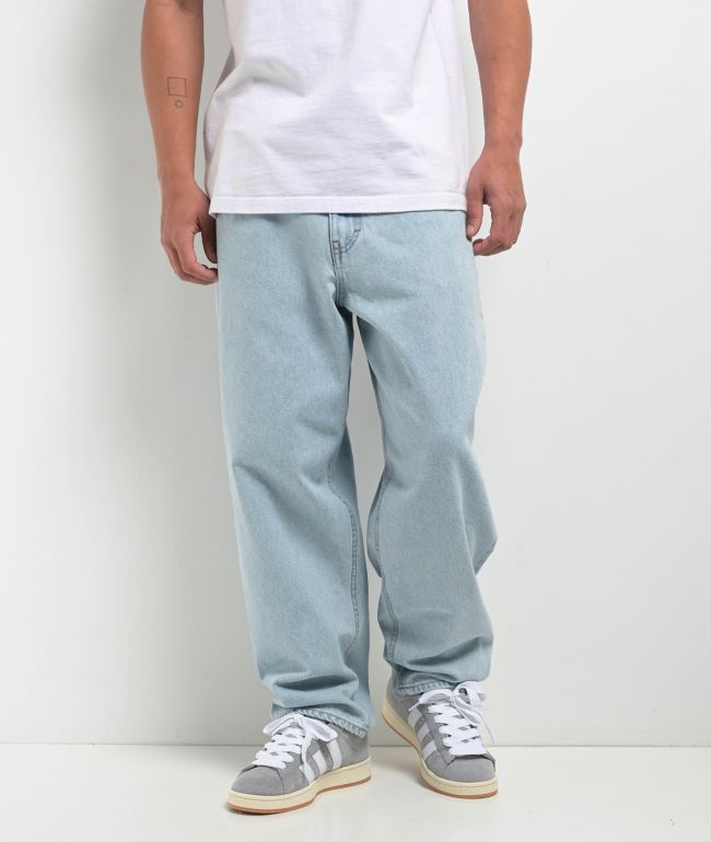 Empyre Ultra Loose Fit Colby Light Blue Wash Skate Jeans - Empyre