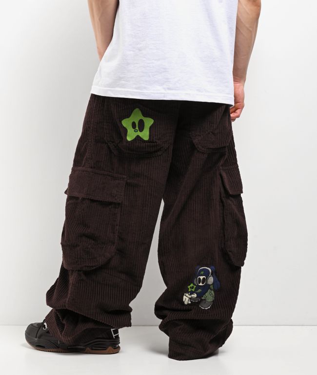 A.LAB Mega Rave Java Corduroy Cargo Pants - A.LAB