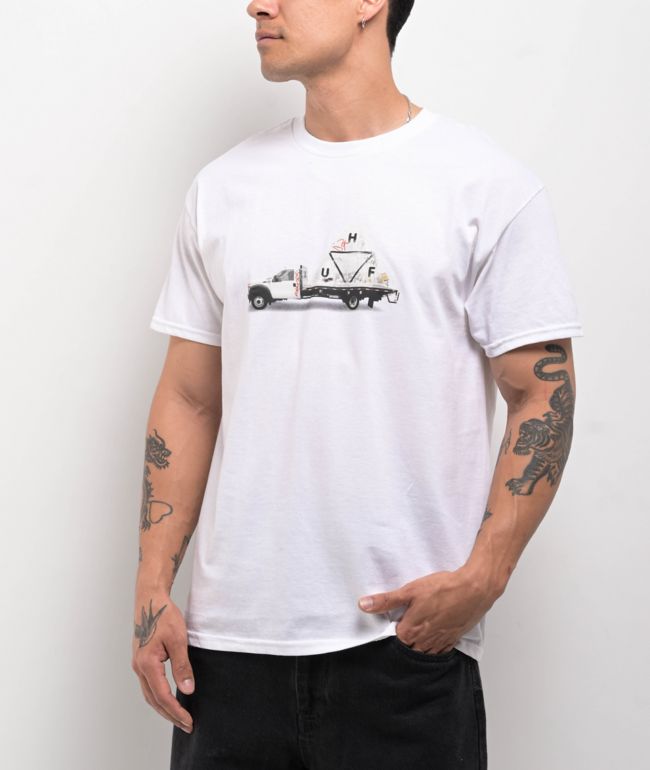 HUF High Clearance White T-Shirt - HUF