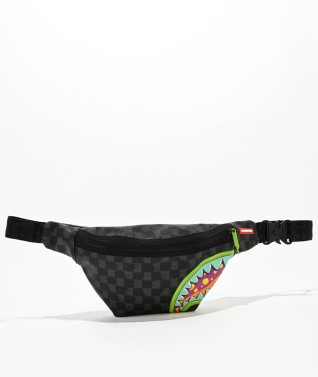 Sprayground Slime Takeover Checker Fanny Pack - Sprayground