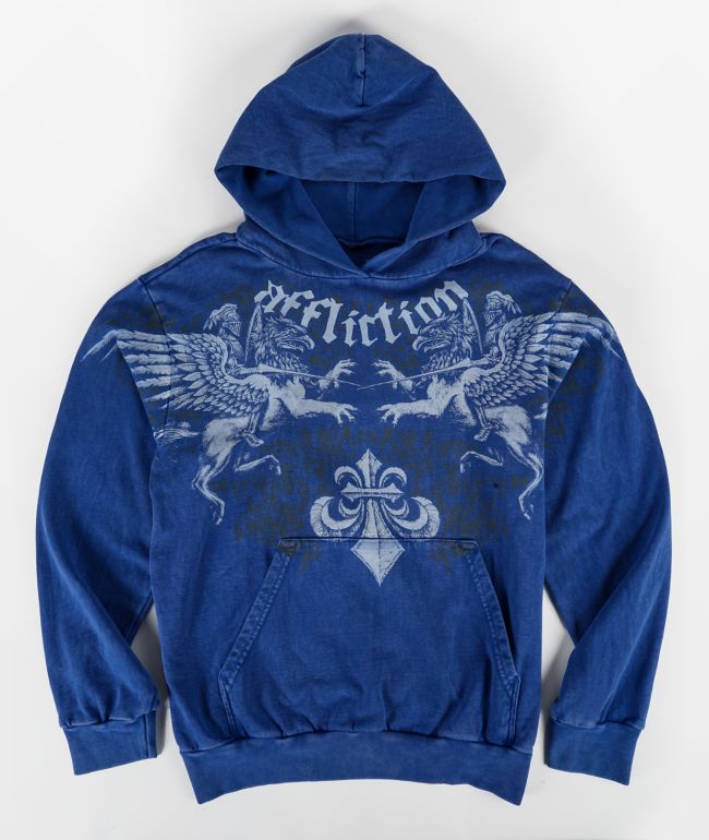 Affliction Griffin Blue Hoodie - Affliction