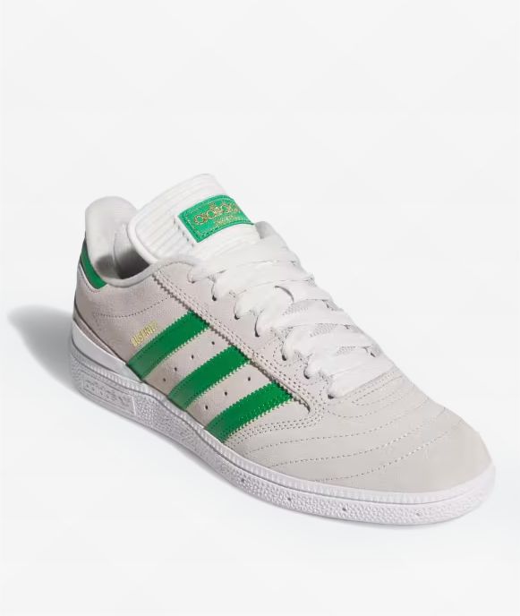 靴 adidas busenitz skateboarding 9H 27.5 adidas Busenitz Crystal White, Shadow Olive, & Gum Skate