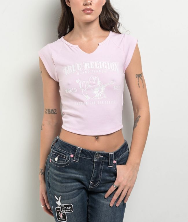 True Religion Pink Tshirt