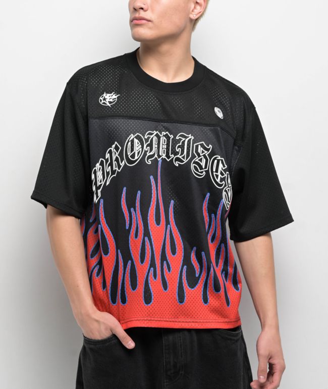 Broken Promises Frenemy Black Football Jersey - Broken Promises