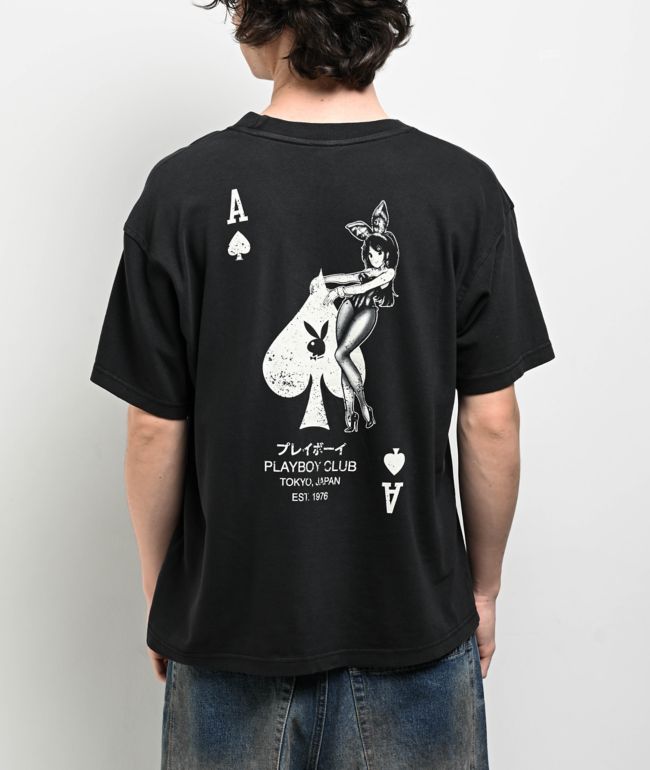Color Bars x Playboy Flames 2.0 Black T-Shirt | Zumiez
