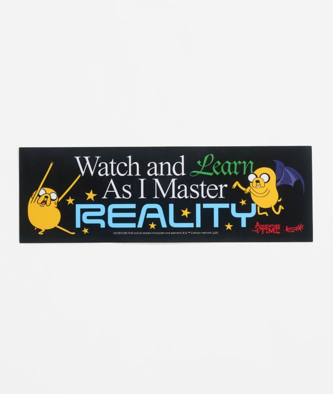 Adventure Time x Welcome Reality Sticker - Welcome Skateboards