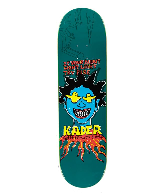 Krooked Kader Guest 8.5 Skateboard Deck - Krooked Skateboards