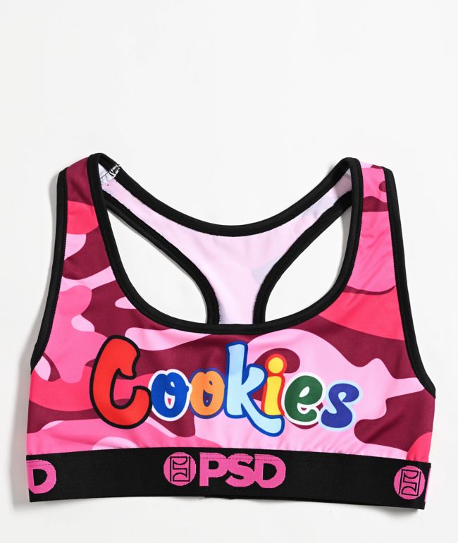 PSD x Cookies Pink Camo Sports Bra - PSD Underwear