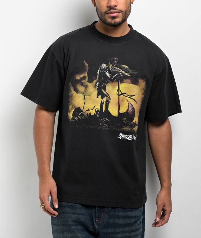 Adventure Time x Welcome Billy Black T-Shirt - Welcome Skateboards