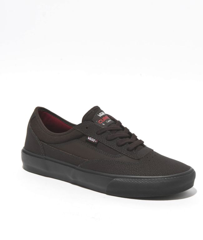 Vans Skate Curren Caples Dark Brown Skate Shoes - Vans