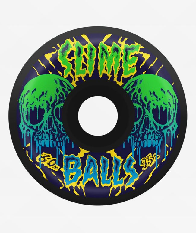 Slime Balls Face Melter Trip Balls 56mm 99a Green Skateboard