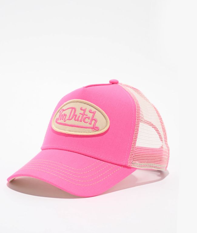 Von Dutch Pink Trucker Hat - Von Dutch