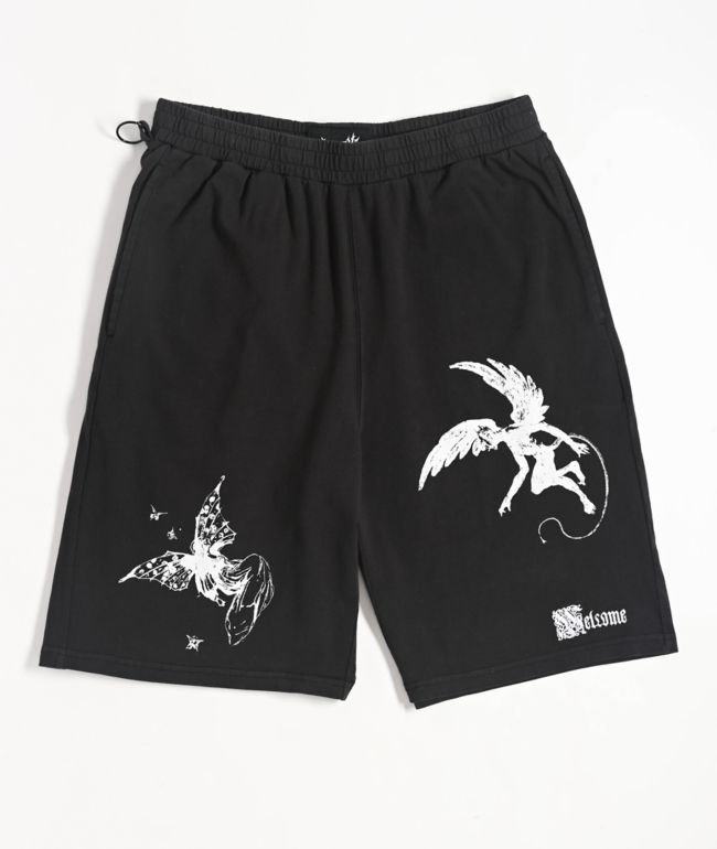 Welcome Duality Charcoal Sweat Shorts - Welcome Skateboards