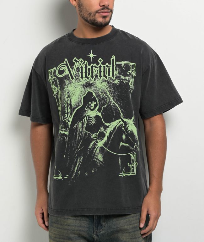 Vitriol Dark Fantasy Black Wash T-Shirt - Vitriol